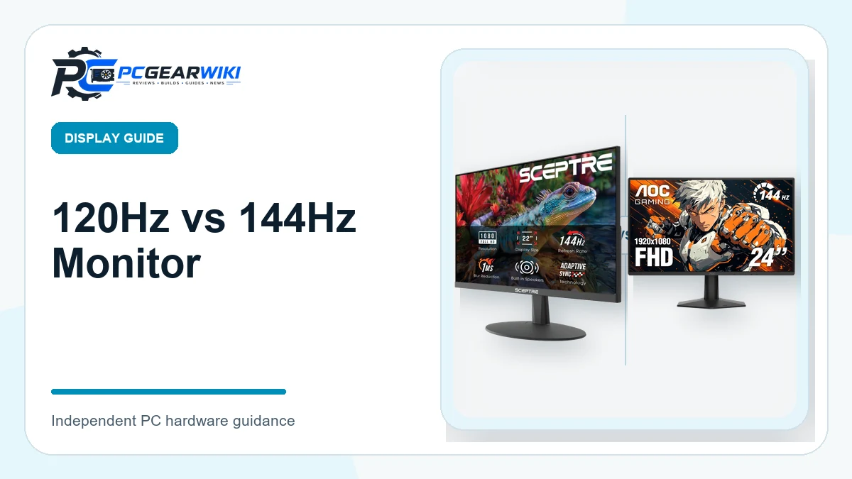 120Hz vs 144Hz Monitor: Key Differences & Which to Choose 1 120Hz vs 144Hz Monitor featured image