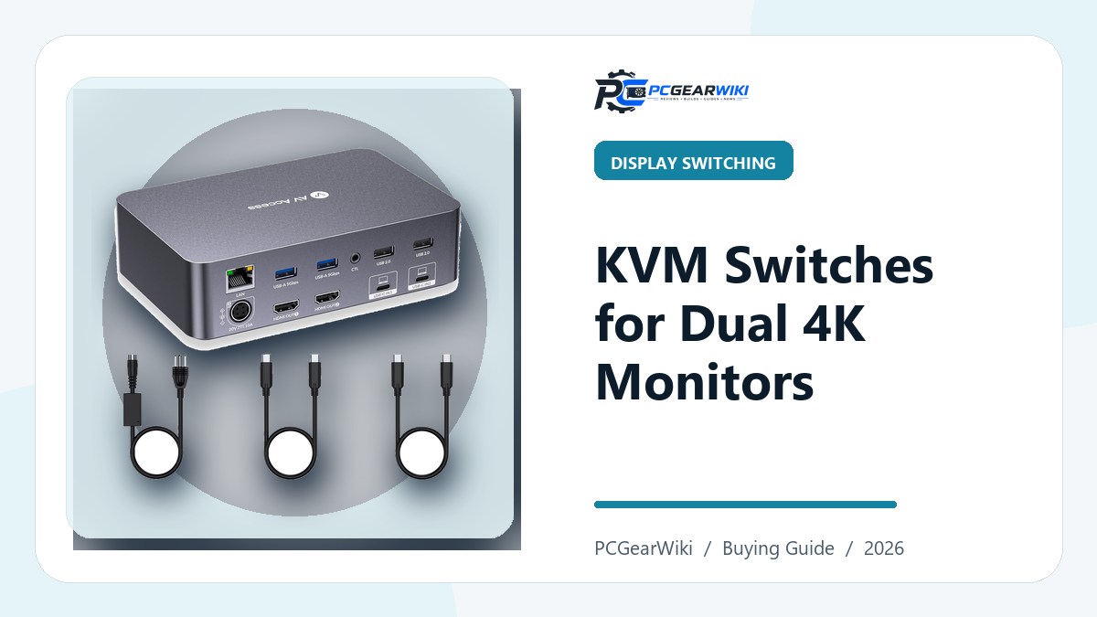 KVM switches for dual 4K monitors featured image