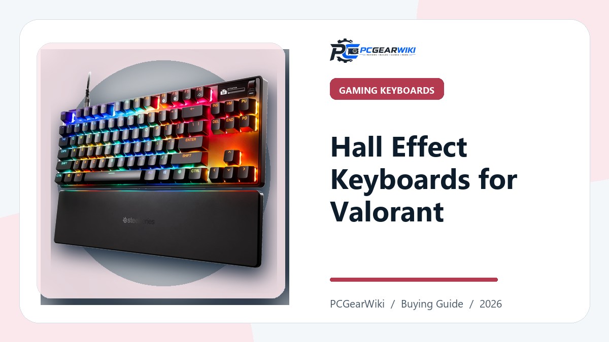 Best Hall Effect Keyboard For Valorant: Buying Guide 1 Hall effect keyboards for Valorant featured image