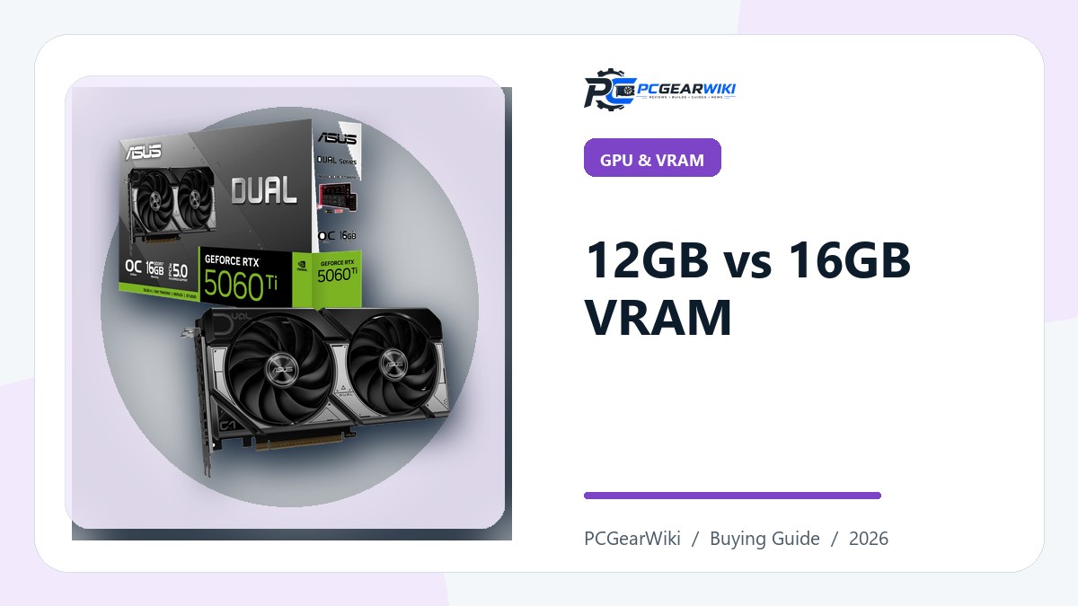 12GB vs 16GB VRAM: Key Differences & Which to Choose 1 12GB vs 16GB VRAM: Key Differences & Which to Choose featured image