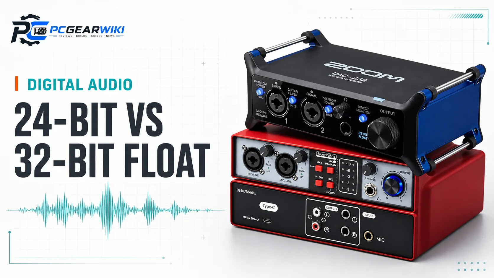 24-bit versus 32-bit float audio