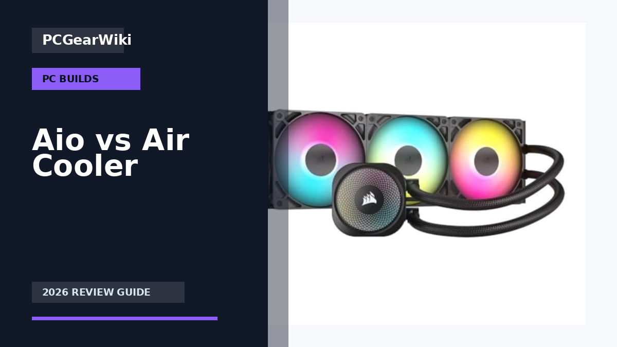 CORSAIR Nautilus 360 RS ARGB 360mm AIO Liquid CPU Cooler with RGB Fans for Aio Vs Air Cooler Buying Guide for 2026