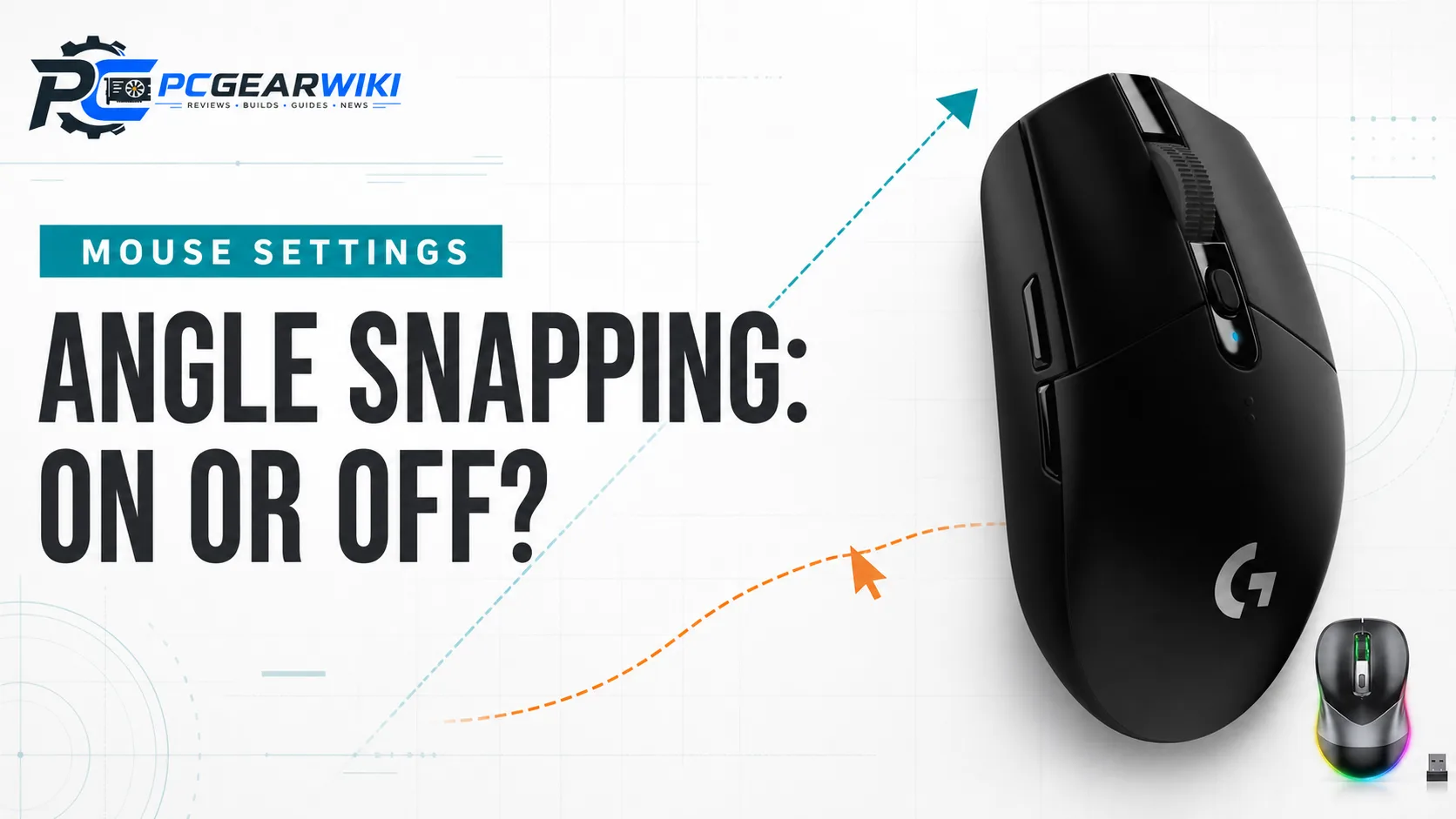 Gaming mouse angle snapping on or off