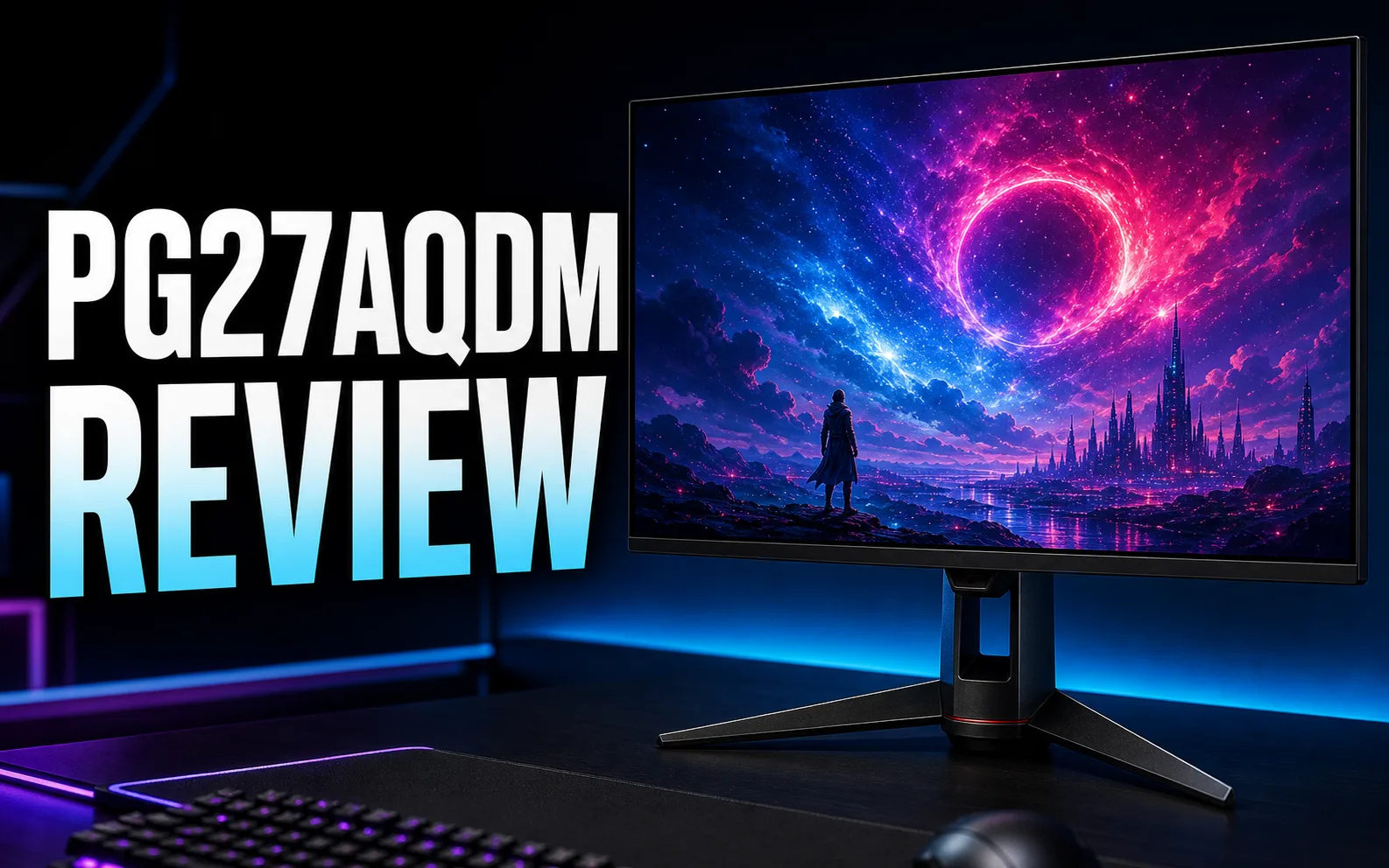 ASUS ROG Swift PG27AQDM review monitor thumbnail