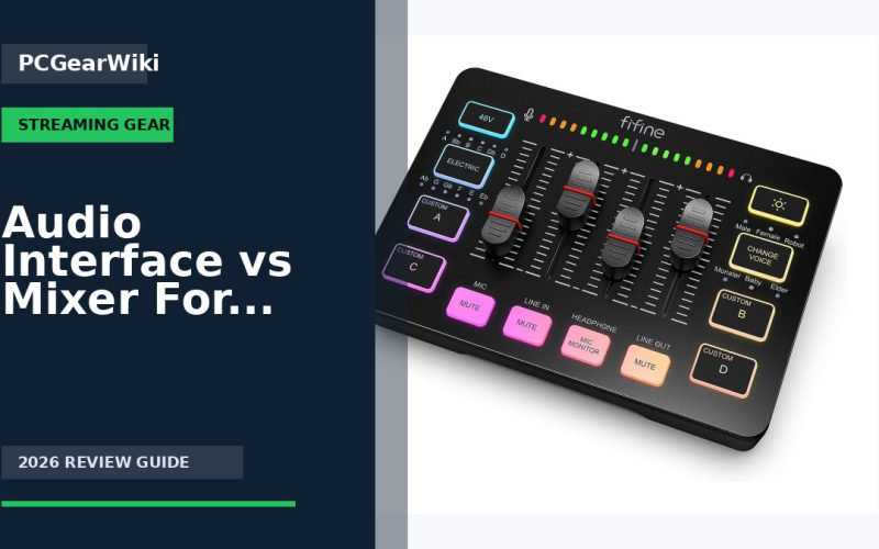 Best Audio Interface For Streaming of 2026 | PCGearWiki