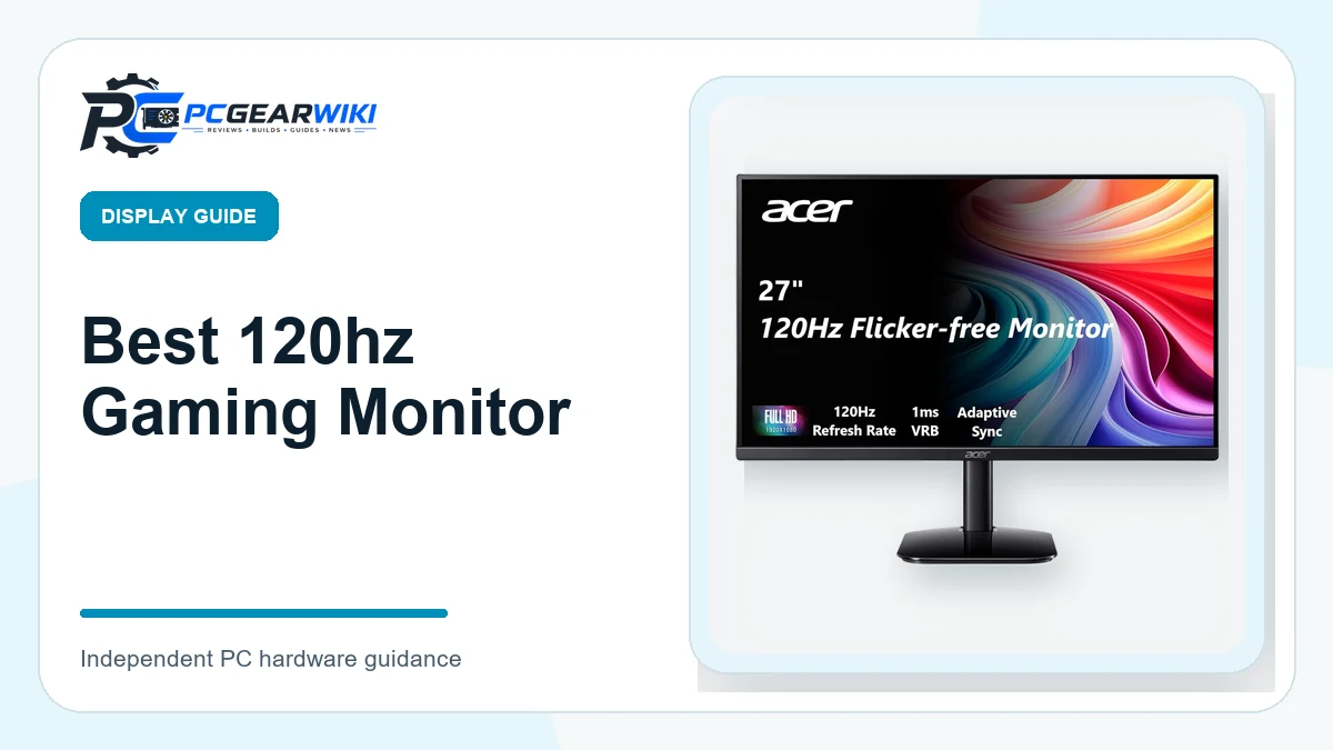 Best 120hz Gaming Monitor featured image