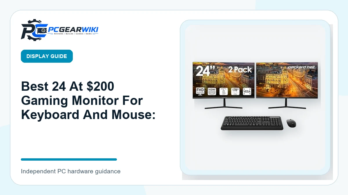 Best 24 At $200 Gaming Monitor For Keyboard And Mouse: Buying Guide 1 Best 24 At $200 Gaming Monitor For Keyboard And Mouse: featured image