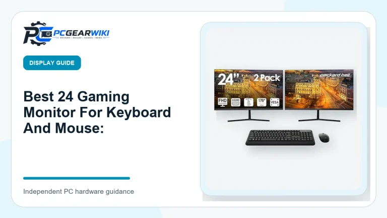 Best 24 Gaming Monitor For Keyboard And Mouse: featured image