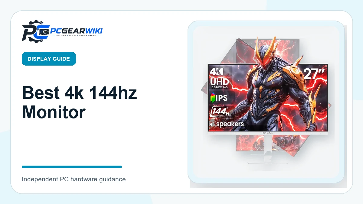 Best 4k 144hz Monitor featured image