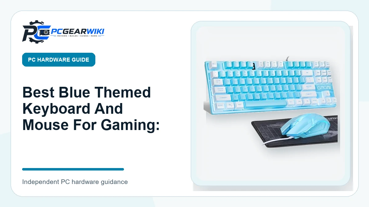 Best Blue Themed Keyboard And Mouse For Gaming: featured image