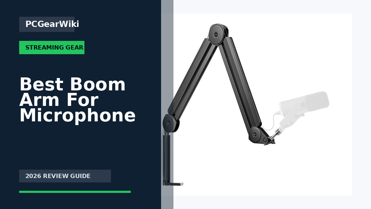 Best Boom Arm For Microphone Buying Guide for 2026 1 InnoGear Adjustable Mic Boom Arm with Cable Management for Yeti SM7B Podcasting for Best Boom Arm For Microphone Buying Guide for 2026