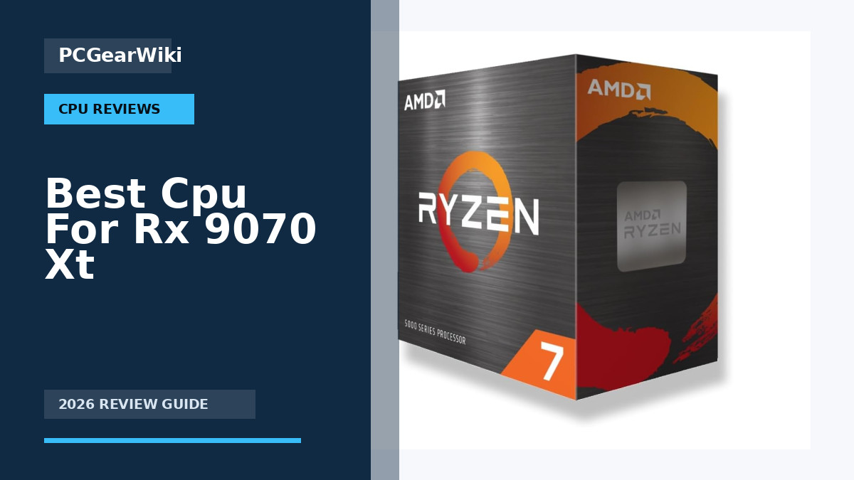 AMD Ryzen 7 5800XT 8-Core 16-Thread Unlocked Desktop CPU with Wraith Prism Cooler for Best Cpu For Rx 9070 Xt Buying Guide for 2026