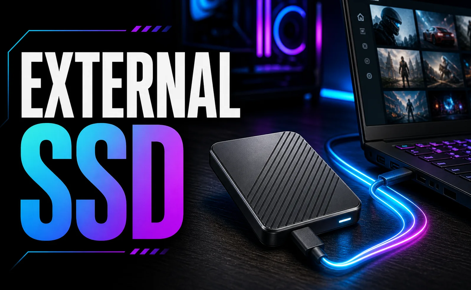 Best external SSD for gaming buying guide thumbnail