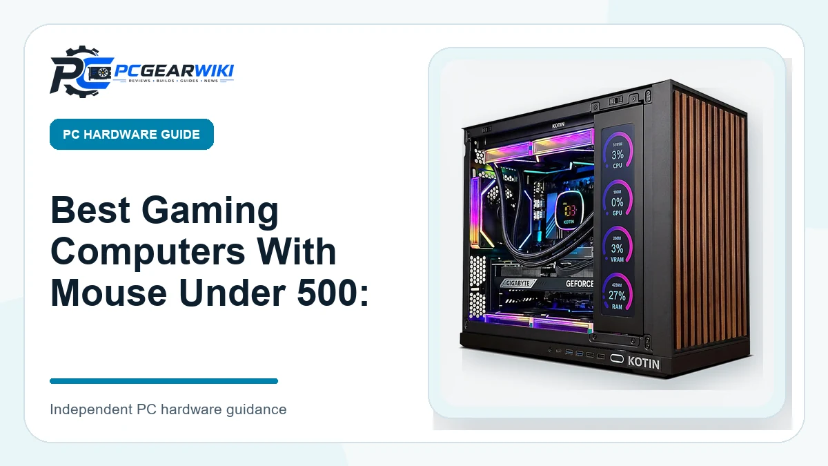 Best Gaming Computers With Mouse Under 500: Buying Guide 1 Best Gaming Computers With Mouse Under 500: featured image