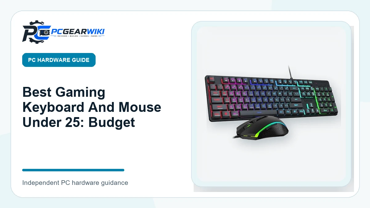 Best Gaming Keyboard And Mouse Under 25: Budget Buying Guide 1 Best Gaming Keyboard And Mouse Under 25: Budget featured image