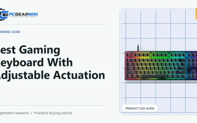 Best Gaming Keyboard With Adjustable Actuation: Top Picks
