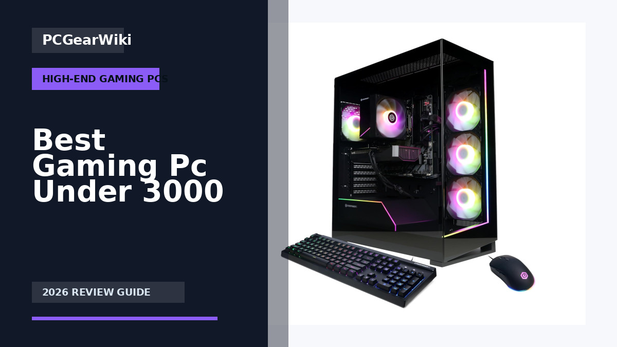 CyberPowerPC Gamer Master Gaming PC Ryzen 7 8700F RTX 5060 Ti 16GB DDR5 1TB SSD for Best Gaming Pc Under 3000