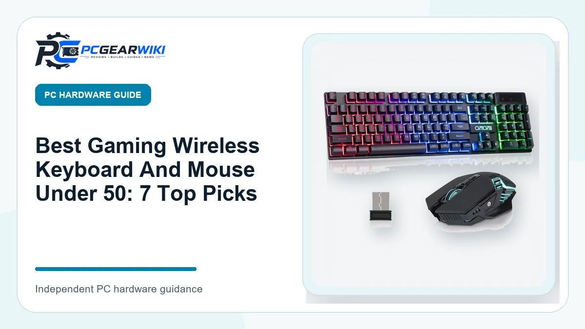 Best Wireless Gaming Keyboard and Mouse Combos Under $50 1 Best Gaming Wireless Keyboard And Mouse Under 50: 7 Top Picks featured image