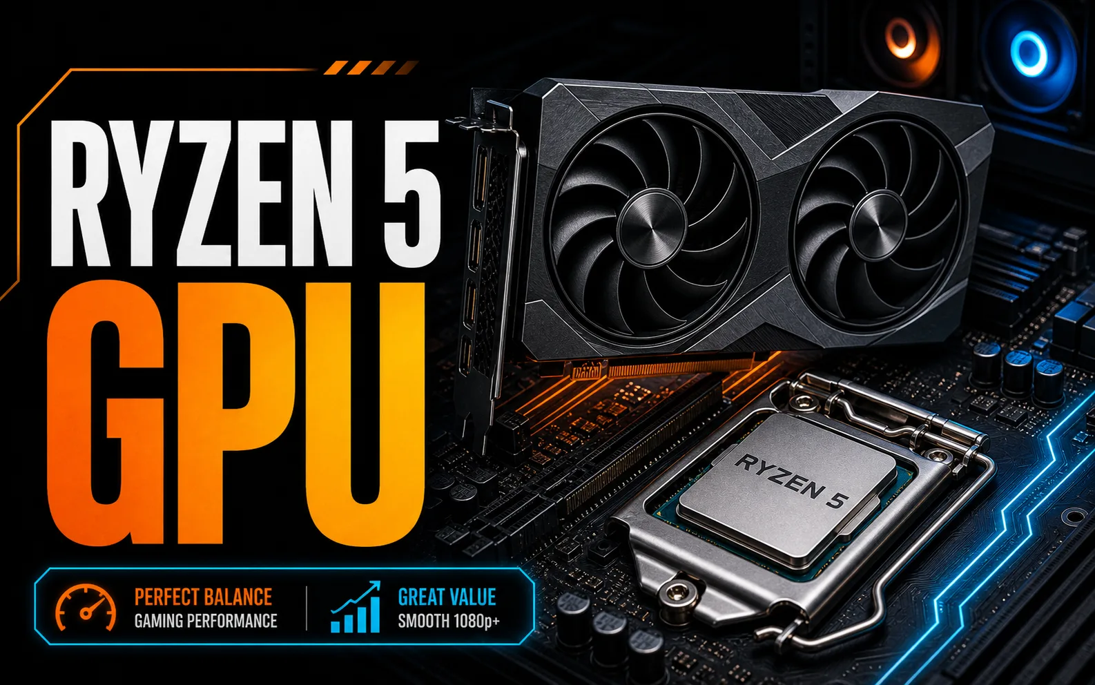 Best GPUs for Ryzen 5 CPUs in 2026: Top Picks 1 Best GPU for Ryzen 5 buying guide thumbnail
