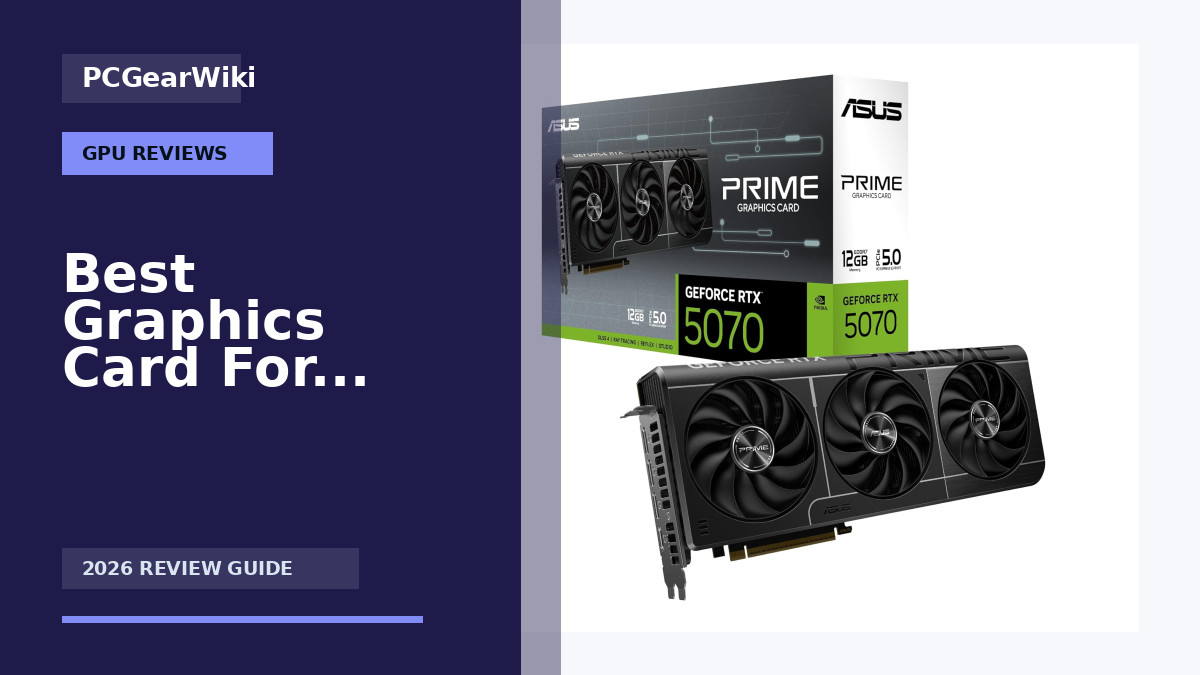 ASUS Prime RTX 5070 12GB GDDR7 SFF-Ready Graphics Card with Dual BIOS and Axial-tech Cooling for Best Graphics Card For Gaming Pc Buying Guide for 2026