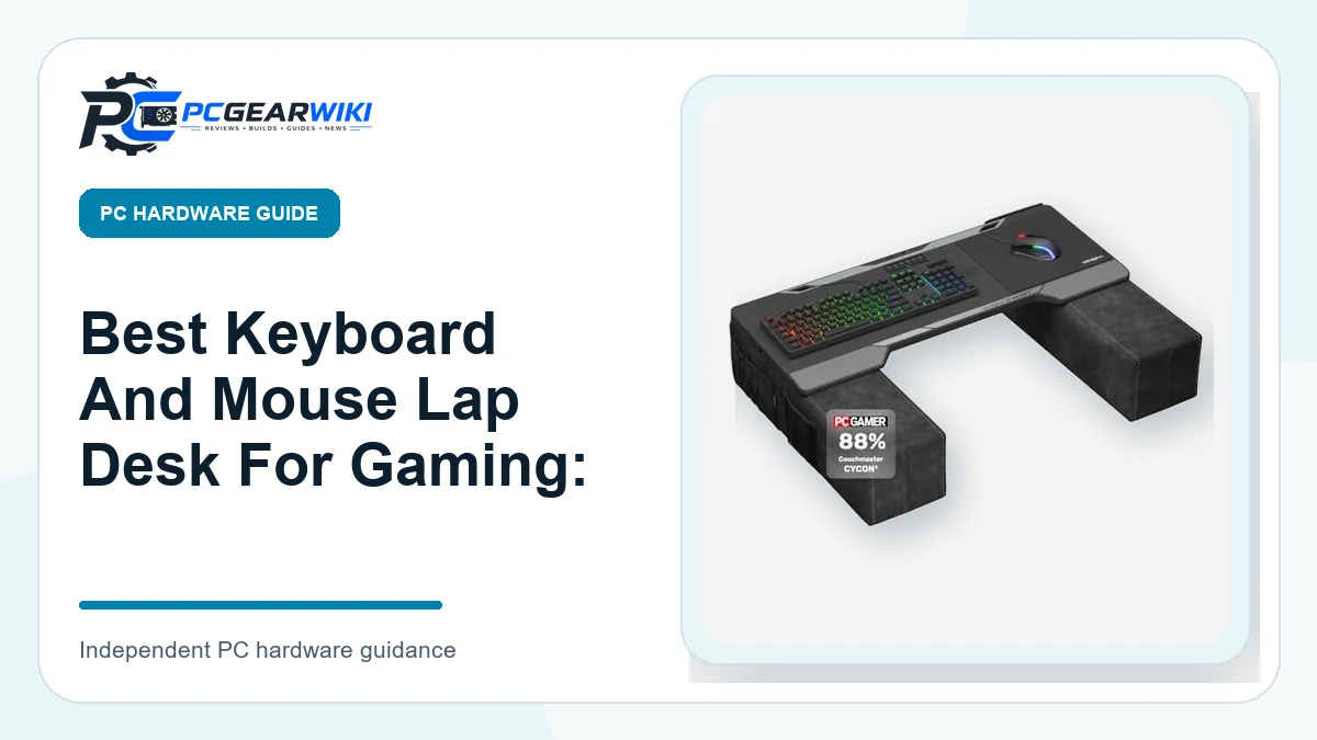 Best Keyboard And Mouse Lap Desk For Gaming: featured image