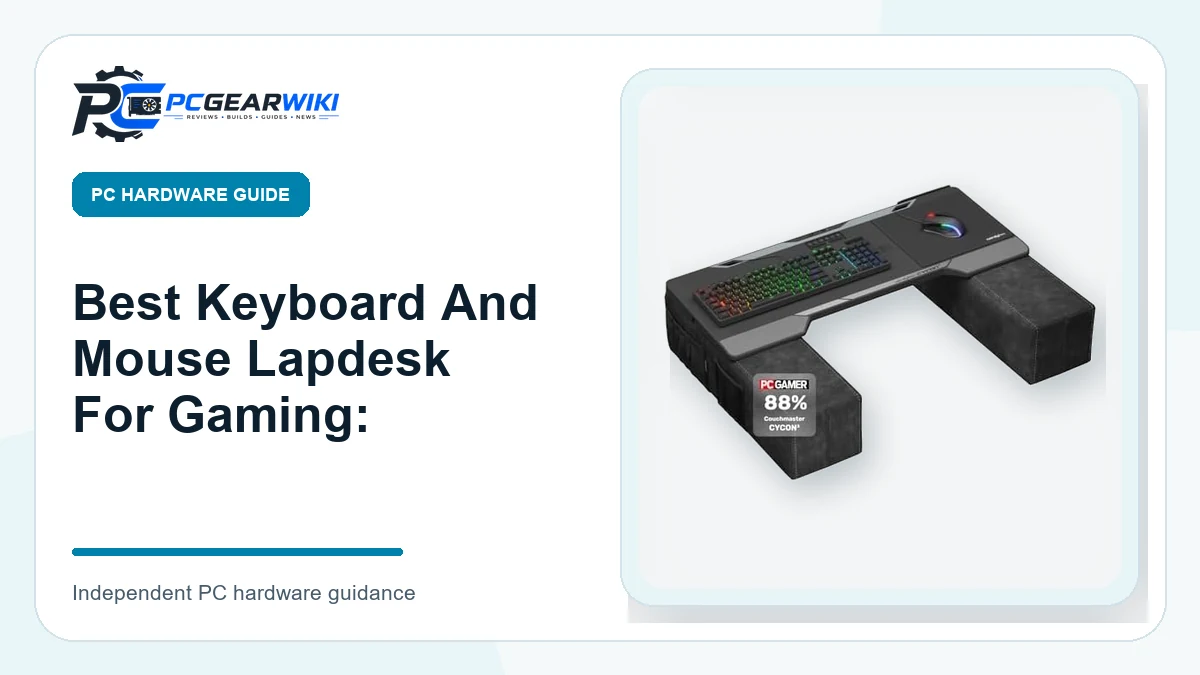 Best Keyboard And Mouse Lapdesk For Gaming: featured image