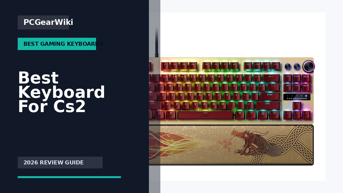Razer Huntsman V3 Pro TKL Counter-Strike 2 Edition Gaming Keyboard with Analog Optical Switches for Best Keyboard For Cs2 Buying Guide for 2026