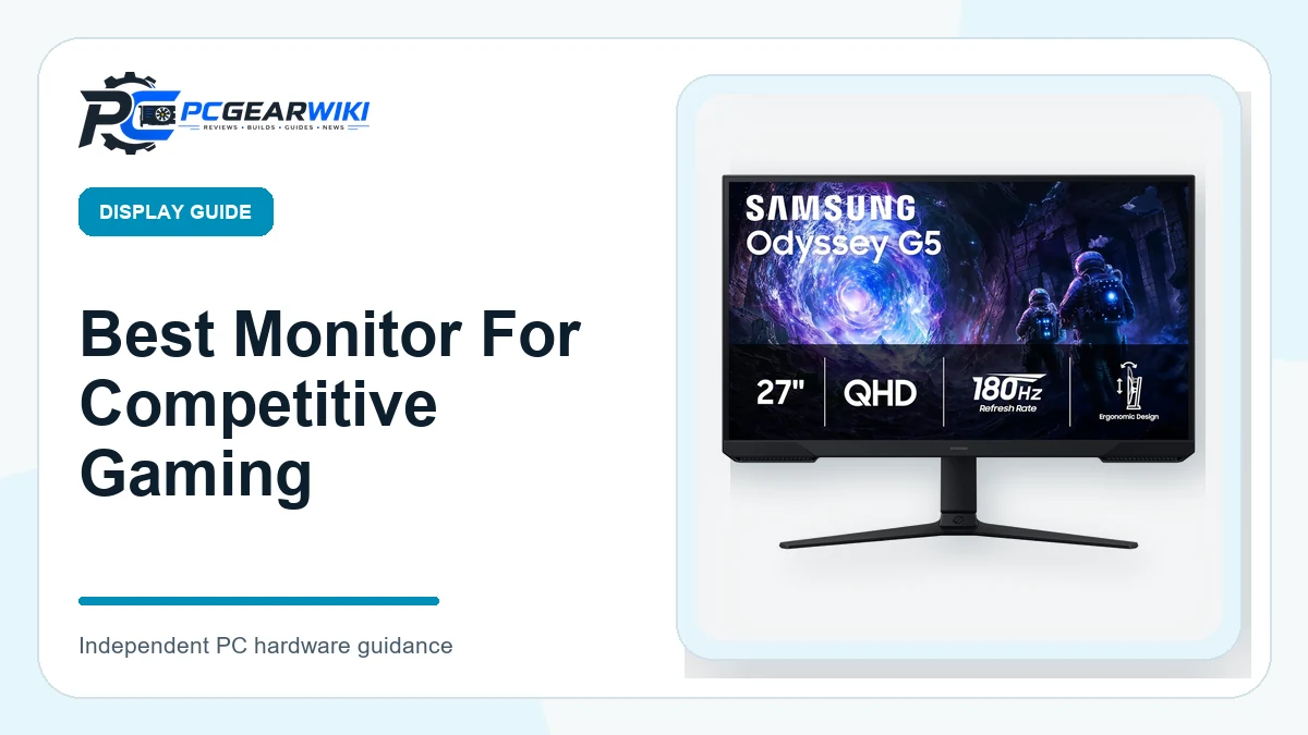 Best Monitor For Competitive Gaming featured image