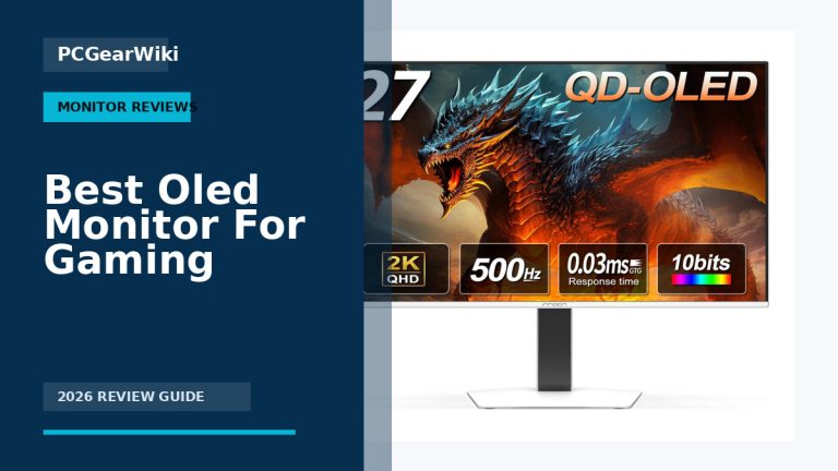 INNOCN GA27M1Q 27" QD-OLED 2K 500Hz Gaming Monitor G-SYNC HDR500 0.03ms Adjustable Stand for Best Oled Monitor For Gaming Buying Guide for 2026
