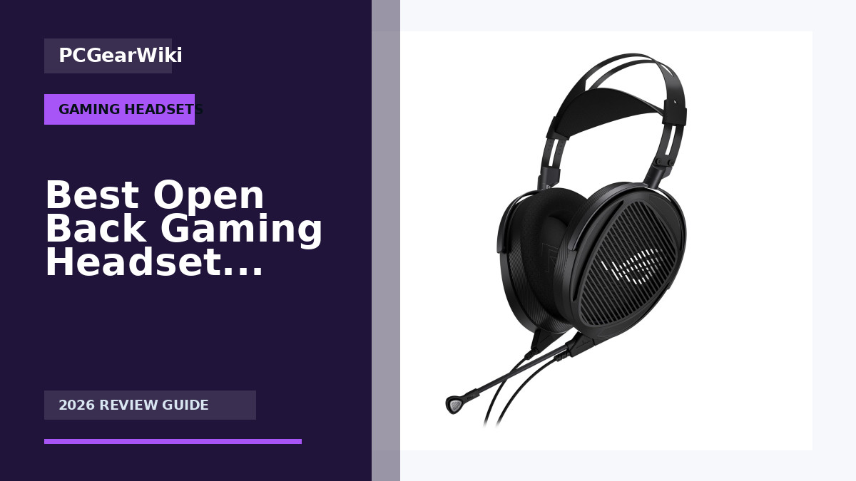 ASUS ROG Kithara 100mm Planar Magnetic Open-Back Gaming Headphones with MEMS Mic for Best Open Back Gaming Headset Buying Guide for 2026