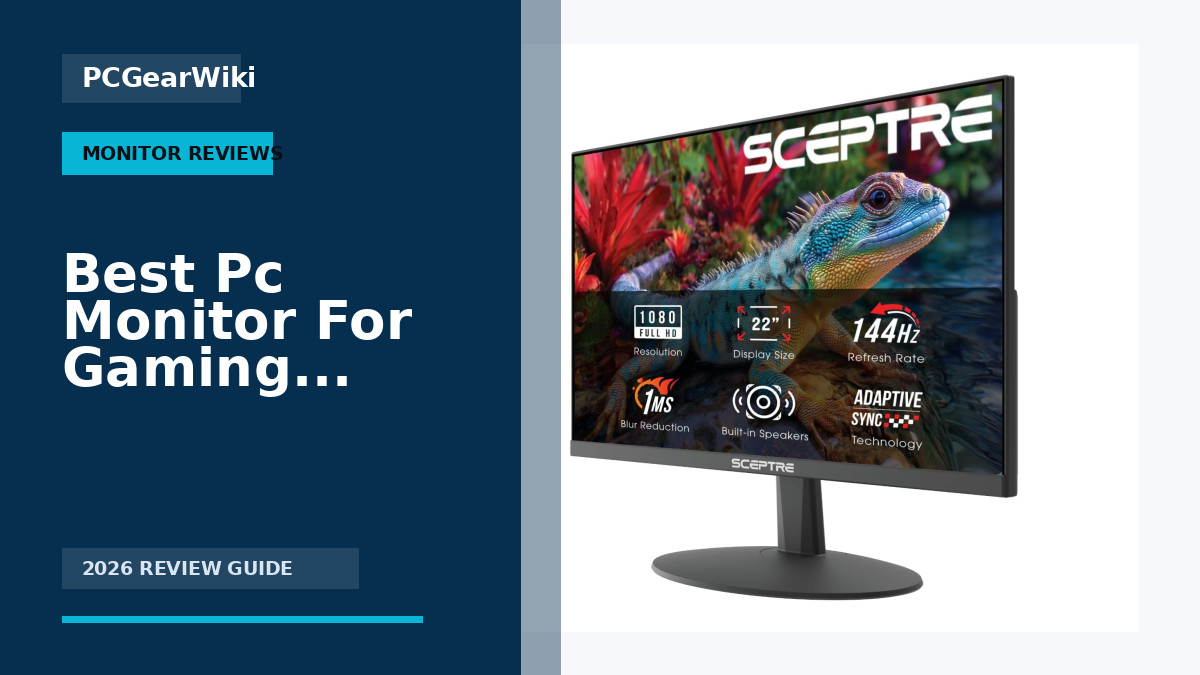 Best Pc Monitor For Gaming Budget Buying Guide for 2026 1 Sceptre 22 Inch 144Hz Gaming Monitor FHD 1080p with Built-in Speakers and Blue Light Filter for Best Pc Monitor For Gaming Budget Buying Guide for 2026