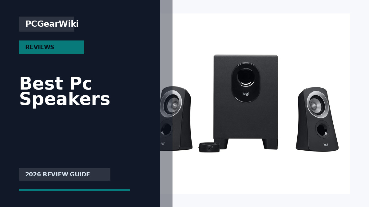 Logitech Z313 2.1 Speaker System with Subwoofer - 50W Peak Power Strong Bass for Best Pc Speakers Buying Guide for 2026