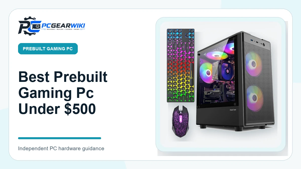 Best Prebuilt Gaming Pc Under $500 Buying Guide