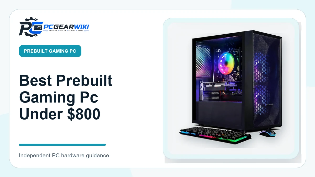 Best Prebuilt Gaming Pc Under $800: Top Picks and Buying Guide for July 2026 1 Best Prebuilt Gaming Pc Under $800 featured image
