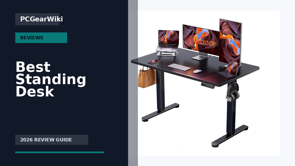 Best Standing Desks for 2026: Top Workstation Picks 1 ErGear Electric Standing Desk 48x24 with Memory Presets Height Adjustable Sit Stand Desk Black for Best Standing Desk