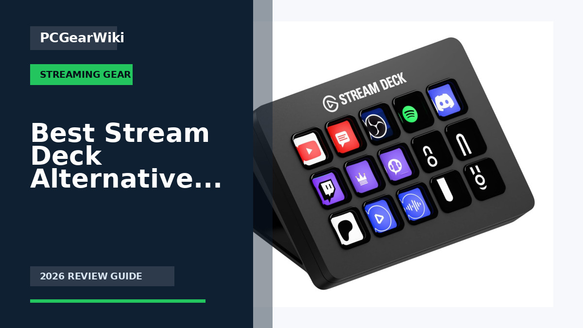 Elgato Stream Deck MK.2 15 Customizable LCD Keys for OBS Twitch YouTube Control for Best Stream Deck Alternative Buying Guide for 2026
