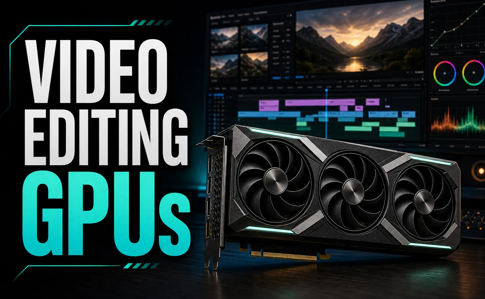 Best video editing GPUs buying guide thumbnail