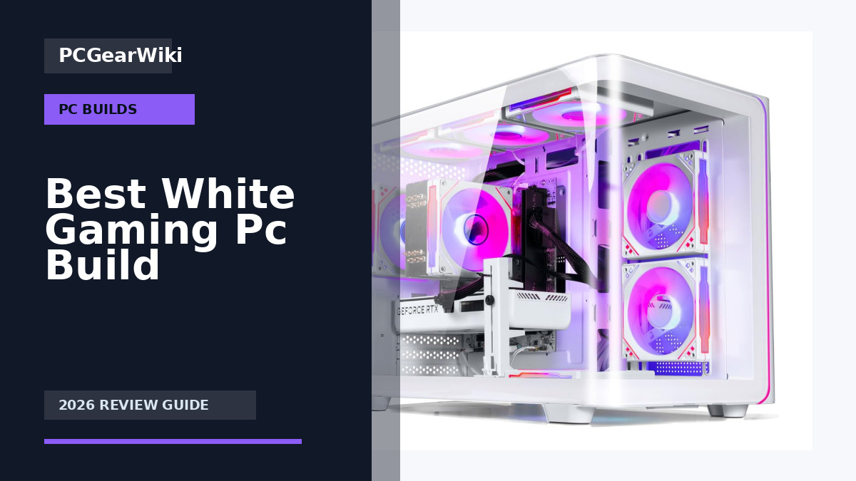 Suevery White Gaming PC RTX 5060 8GB i9-13900HX 32GB DDR5 1TB SSD Tower for Best White Gaming Pc Build Buying Guide for 2026