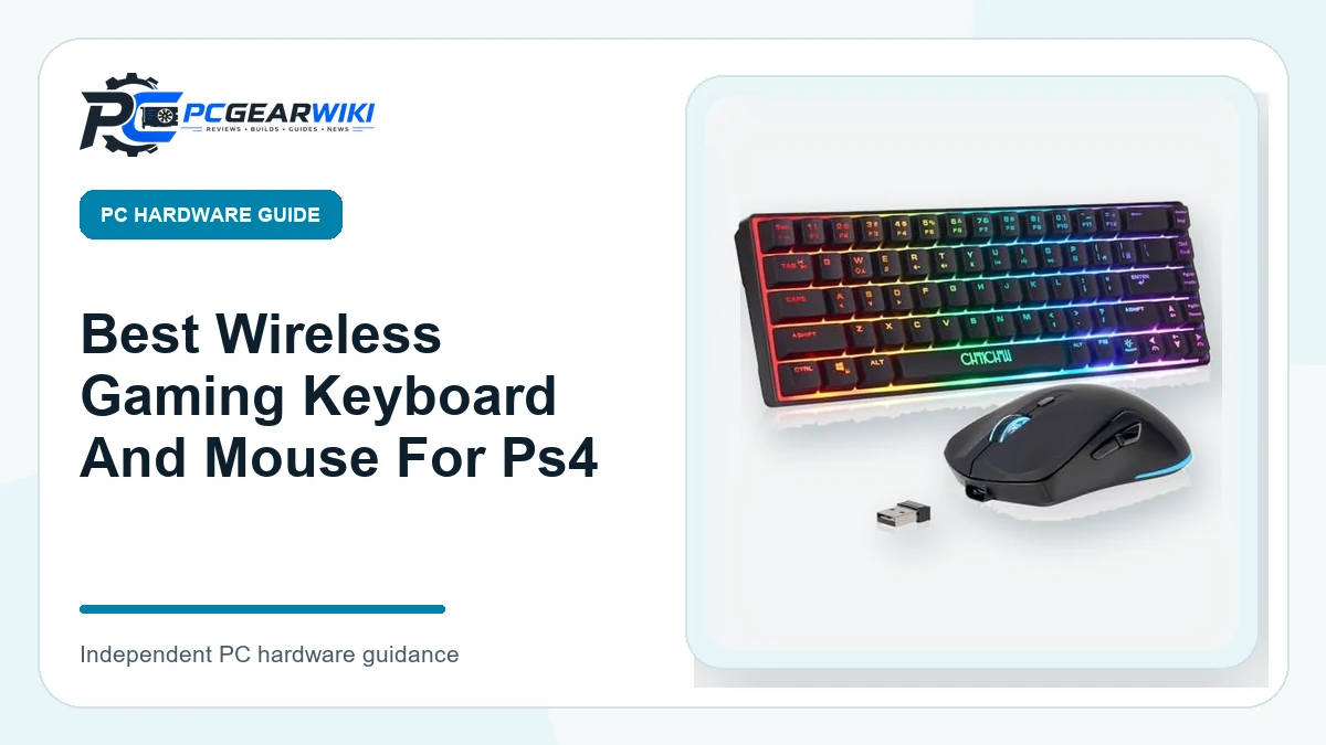 Best Wireless Gaming Keyboard And Mouse For Ps4: Top Picks and Buying Guide 1 Best Wireless Gaming Keyboard And Mouse For Ps4 featured image