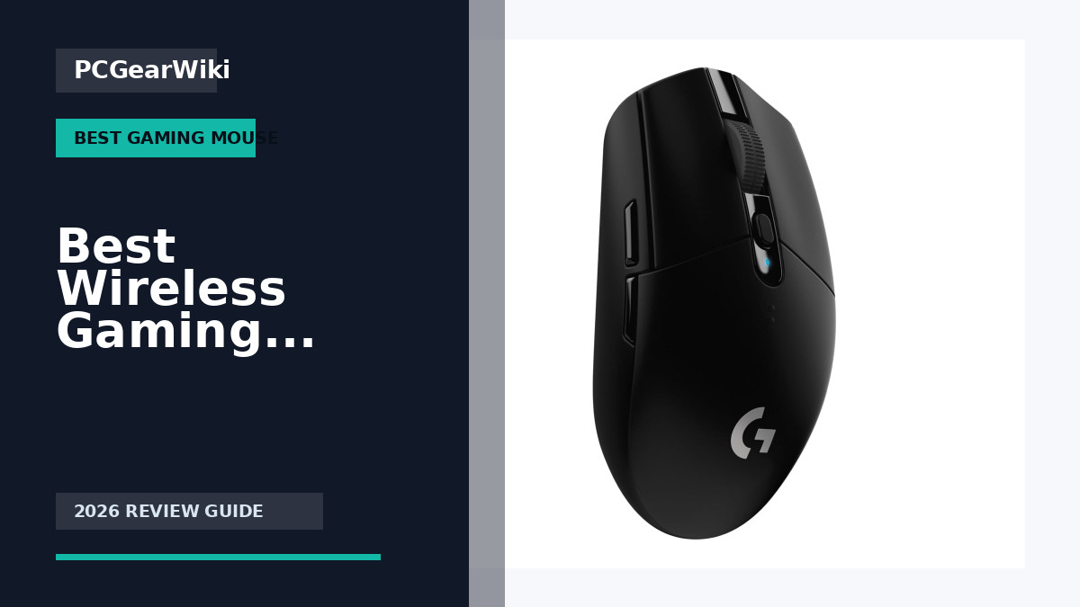 Logitech G305 Lightspeed Wireless Gaming Mouse with HERO 12K Sensor 12000 DPI for Best Wireless Gaming Mouse Buying Guide for 2026