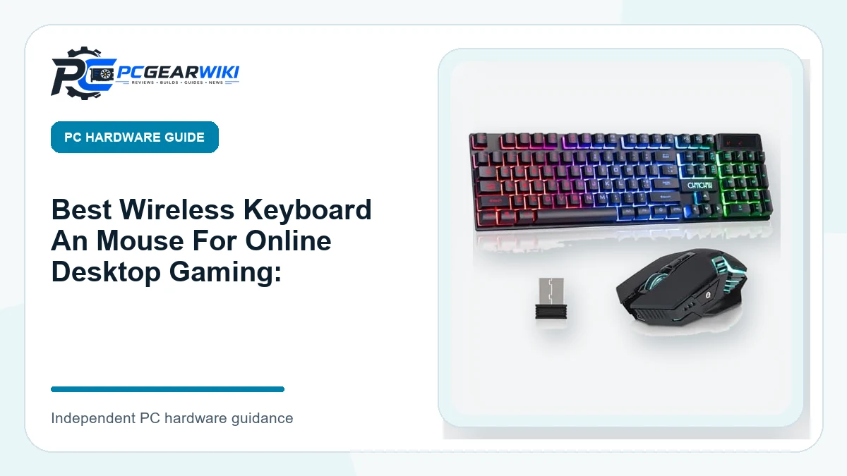 Best Wireless Keyboard An Mouse For Online Desktop Gaming: featured image