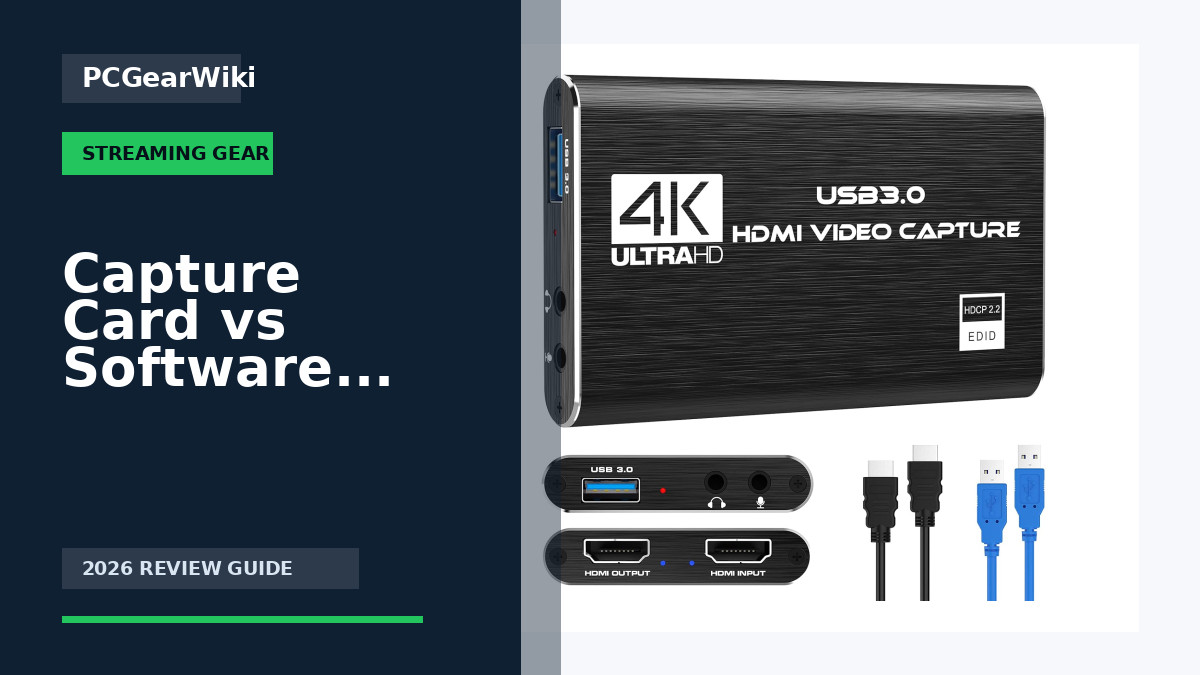 Capture Card Vs Software Recording Buying Guide for 2026 1 vixlw 4K HDMI Capture Card 1080P 60FPS USB 3.0 for Nintendo Switch Xbox PS5 OBS Streaming for Capture Card Vs Software Recording Buying Guide for 2026