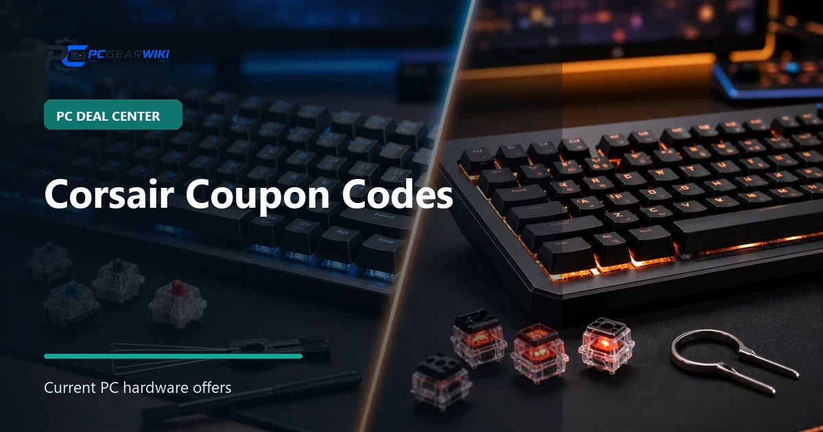 Corsair Coupon Codes for PC hardware