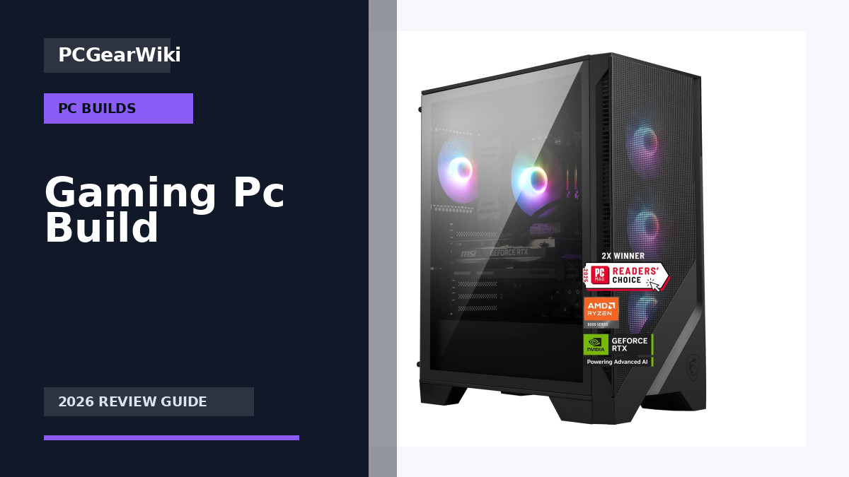 Gaming PC Build Guide 2026: Parts, Budgets & Examples 1 MSI Codex Z2 Gaming Desktop Ryzen 7 8700F RTX 5070 32GB DDR5 2TB SSD for Gaming Pc Build