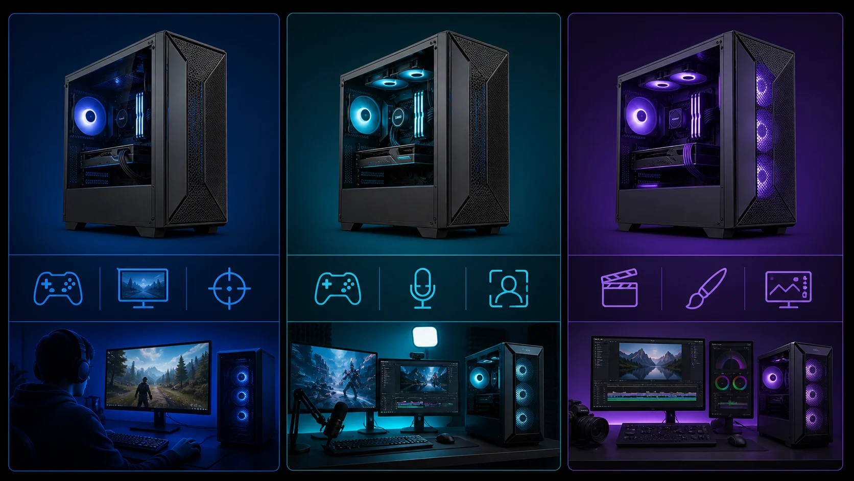 Best Gaming PCs for 2026: Prebuilt Systems Compared 3 Gaming PCs for gaming, streaming, and creator workloads