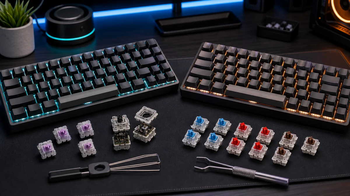 Hall Effect Vs Mechanical Keyboard: Key Differences, Pros & Cons for 1 Featured image for Hall Effect Vs Mechanical Keyboard: Key Differences, Pros & Cons for 2026