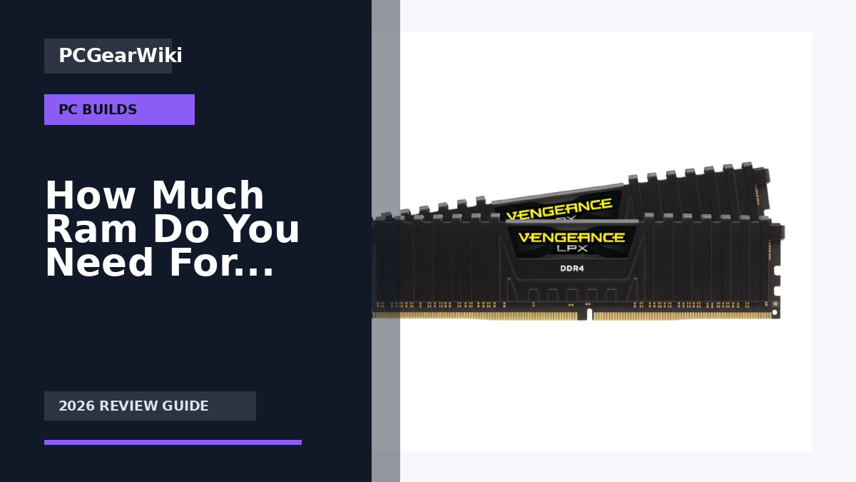 How Much Ram Do You Need For Gaming Buying Guide for 2026 1 Corsair Vengeance LPX 32GB (2x16GB) DDR4 3200MHz CL16 RAM Kit Black for How Much Ram Do You Need For Gaming Buying Guide for 2026