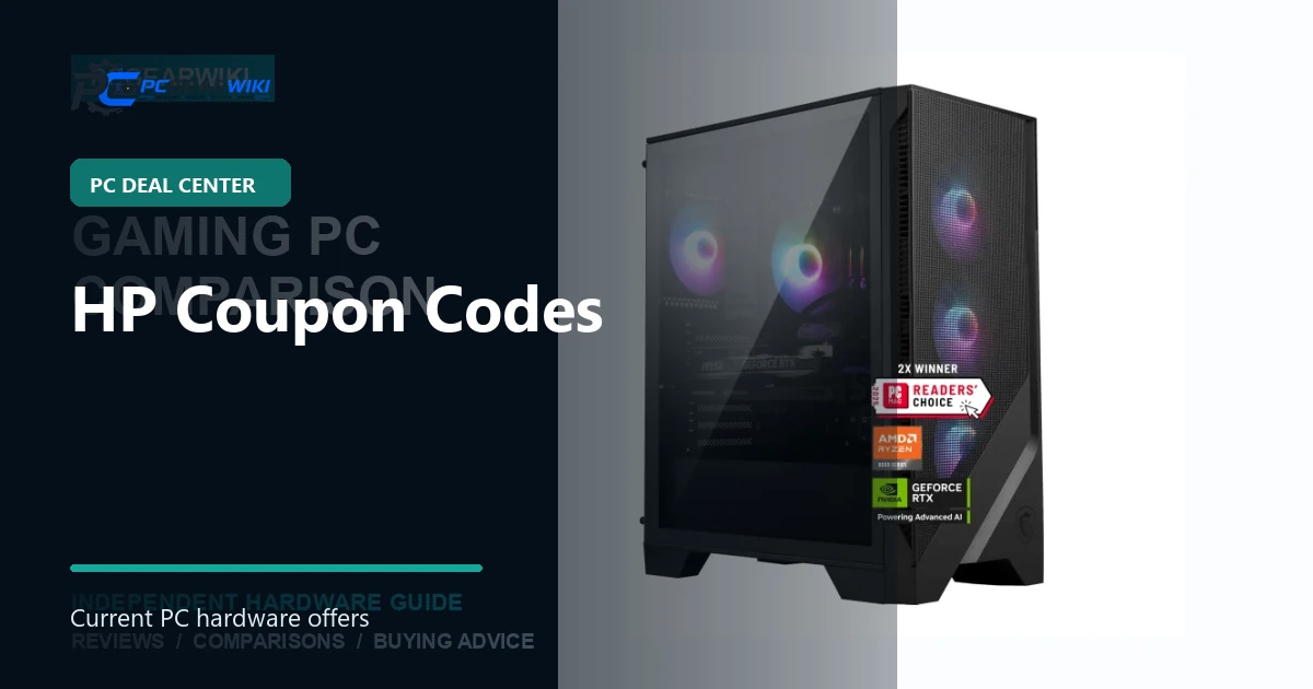 HP Coupon Codes for PC hardware