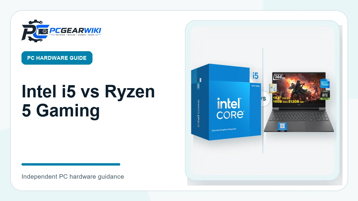Intel i5 vs Ryzen 5 Gaming featured image