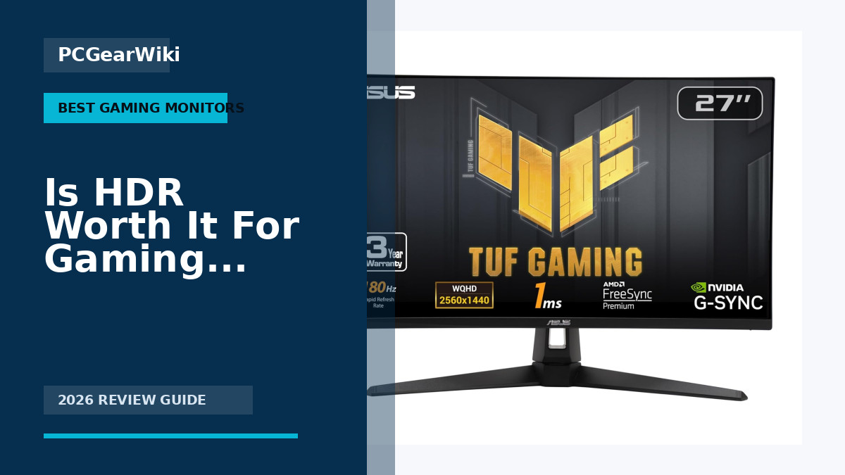 Is HDR Worth It For Gaming Monitors? Key Differences, Pros & Cons 1 ASUS TUF Gaming VG27AQ3A 27 Inch 1440P 180Hz Fast IPS HDR Monitor for Is HDR Worth It For Gaming Monitors? Key Differences, Pros & Cons